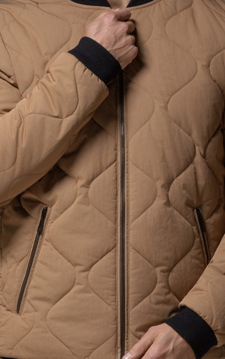 QUILTED BOMBER
