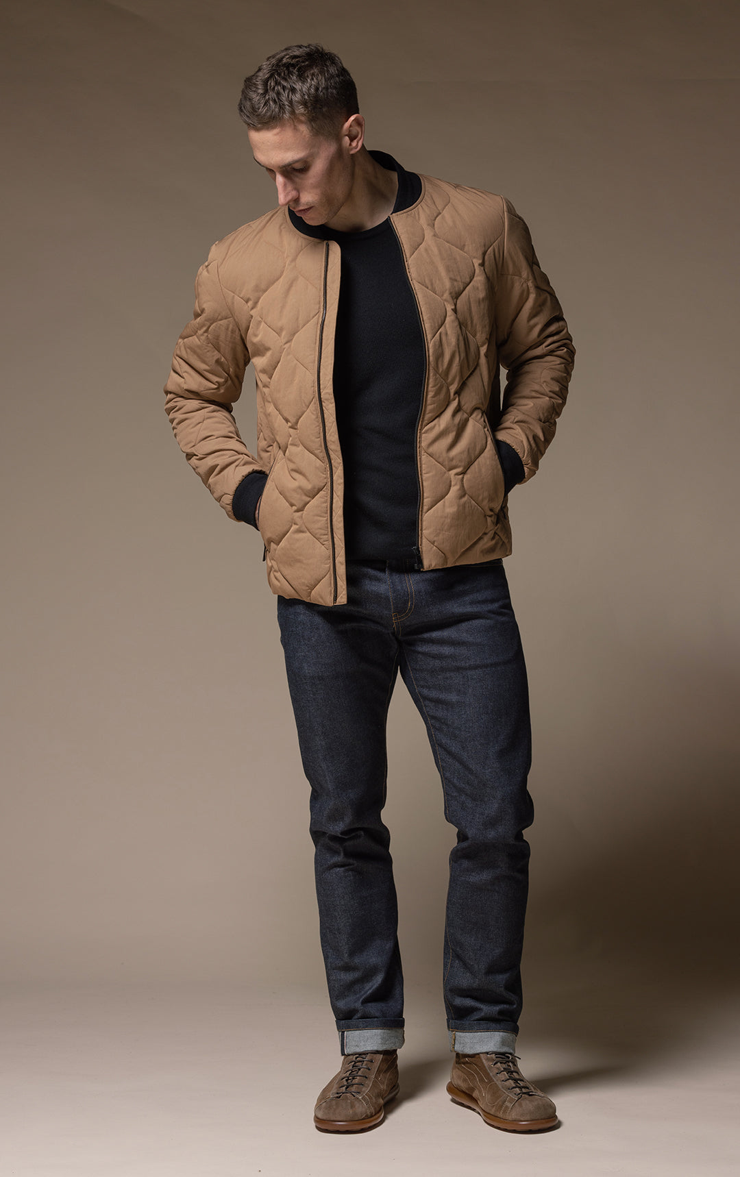 QUILTED BOMBER