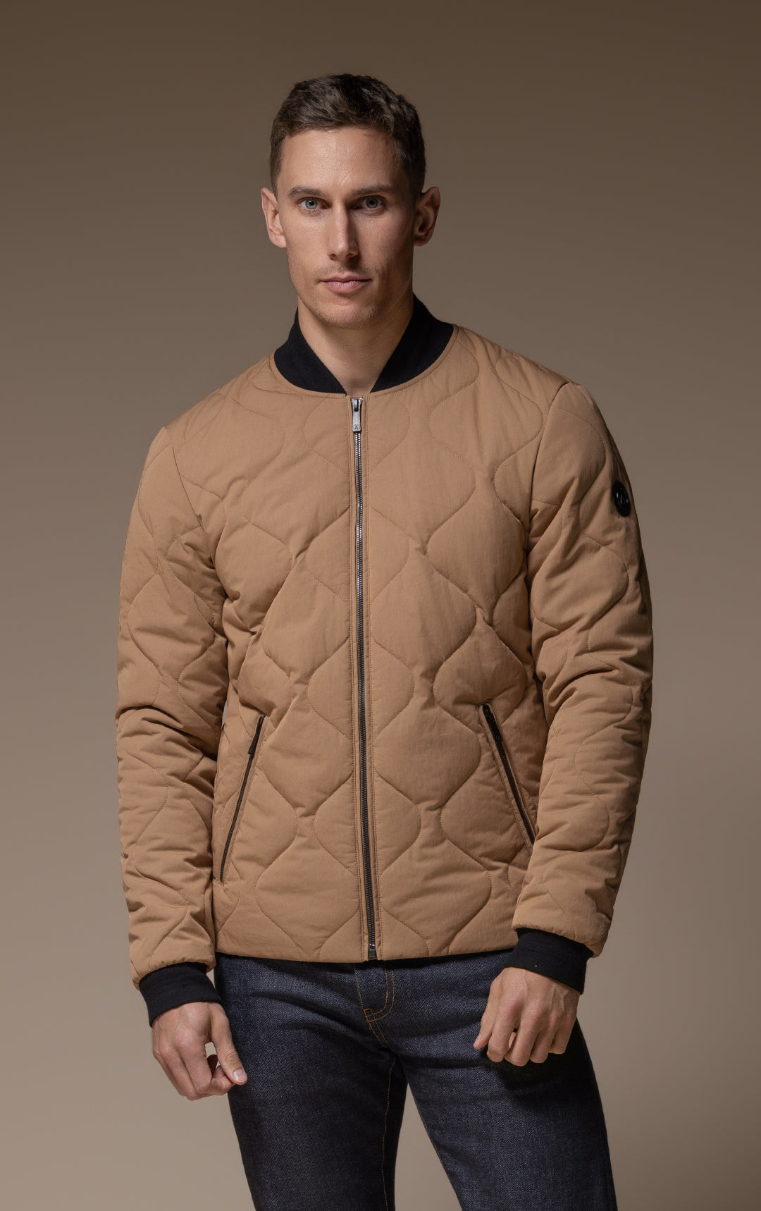 QUILTED BOMBER