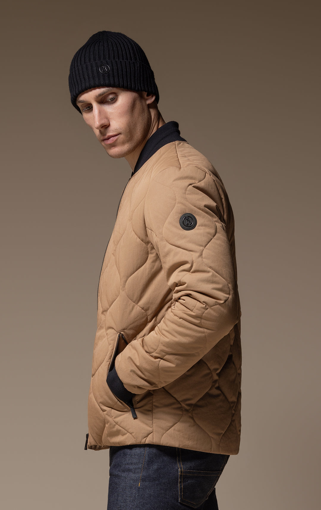 QUILTED BOMBER