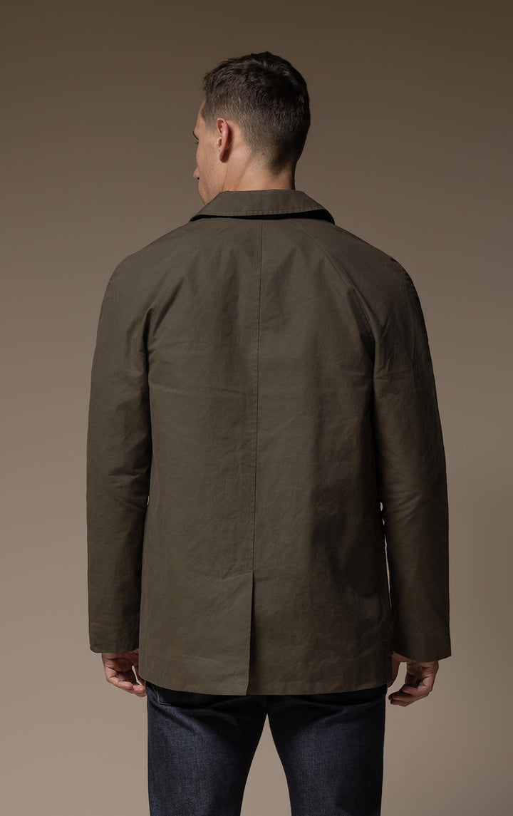 WAXED COTTON MAC