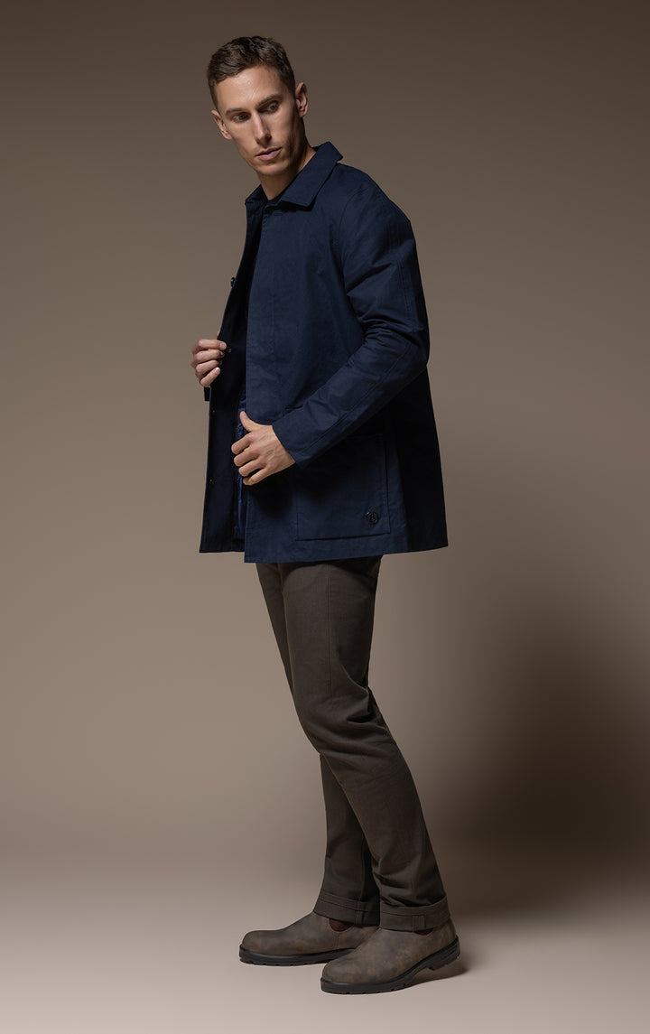 WAXED COTTON MAC