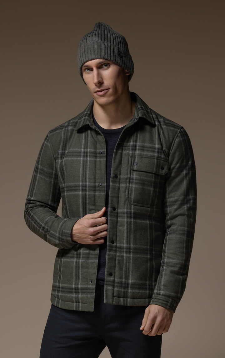 PRIMALOFT PLAID SHACKET