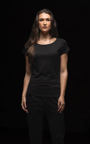 180GSM MERINO CAP SLEEVE TEE