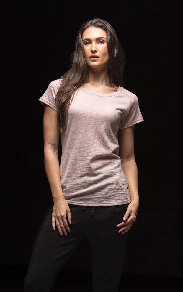 180GSM MERINO CAP SLEEVE TEE
