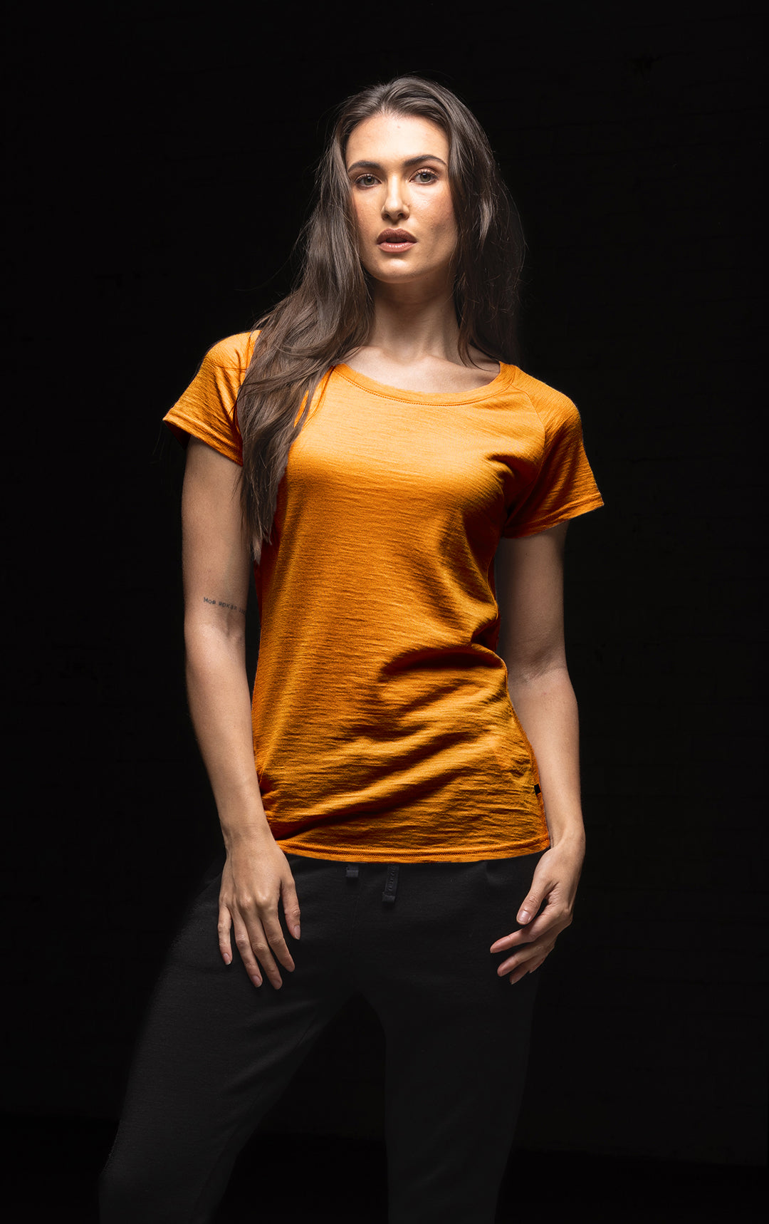 180GSM MERINO CAP SLEEVE TEE