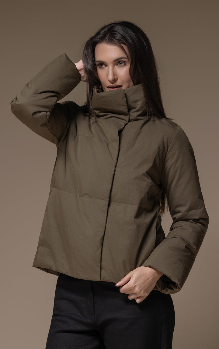 HIGH COLLAR DOWN JACKET