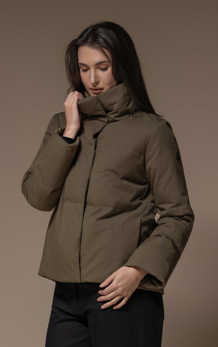 HIGH COLLAR DOWN JACKET
