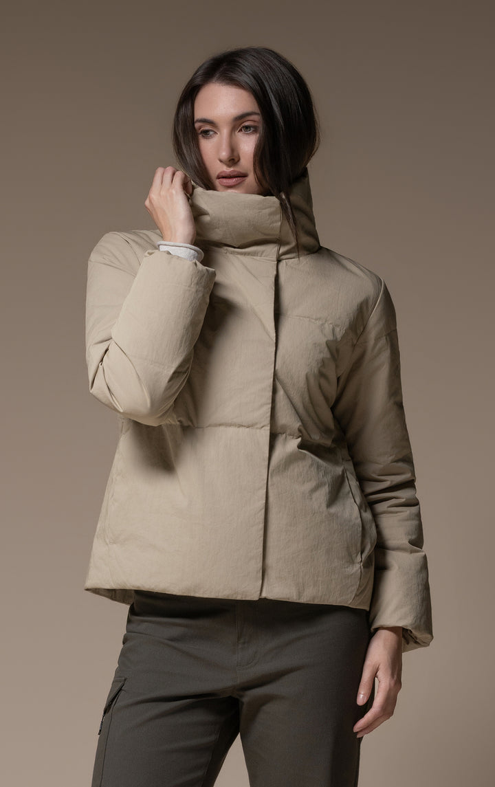 HIGH COLLAR DOWN JACKET