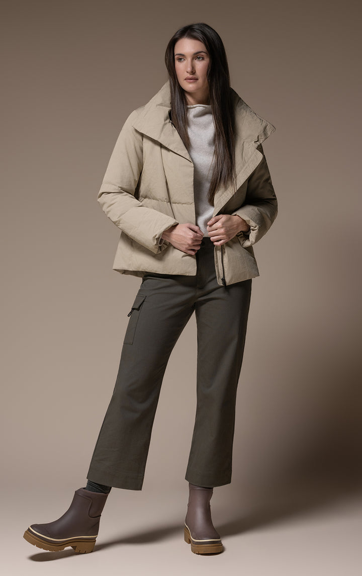 HIGH COLLAR DOWN JACKET