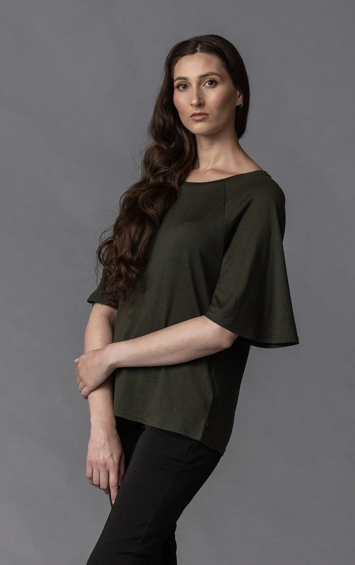 180G MERINO FLUTTER SLEEVE TEE - Alchemy Equipment NZ
