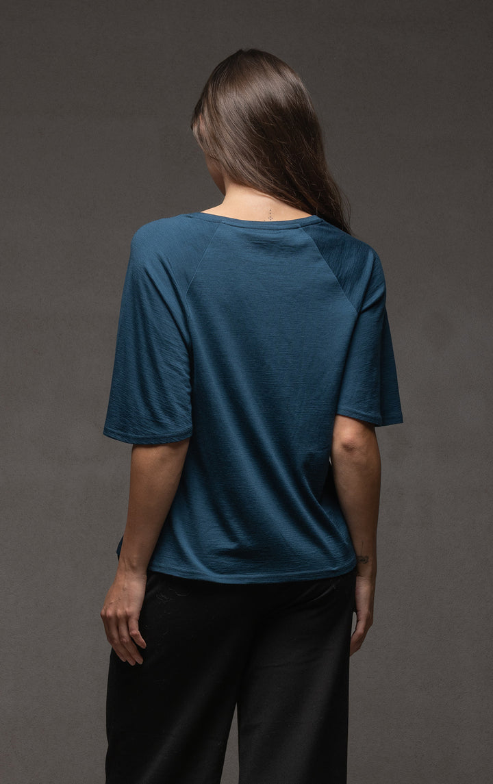180G MERINO FLUTTER SLEEVE TEE