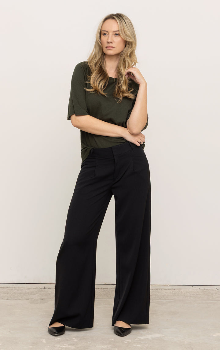 180G MERINO FLUTTER SLEEVE TEE