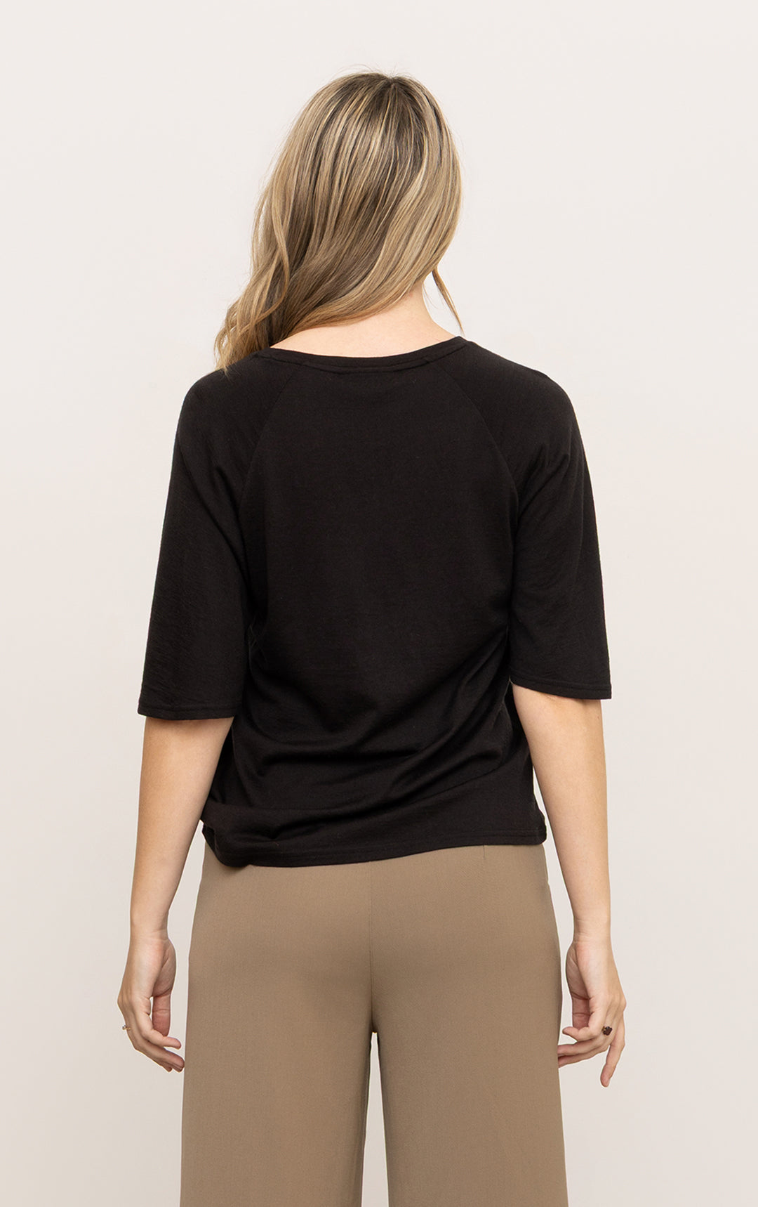 180G MERINO FLUTTER SLEEVE TEE