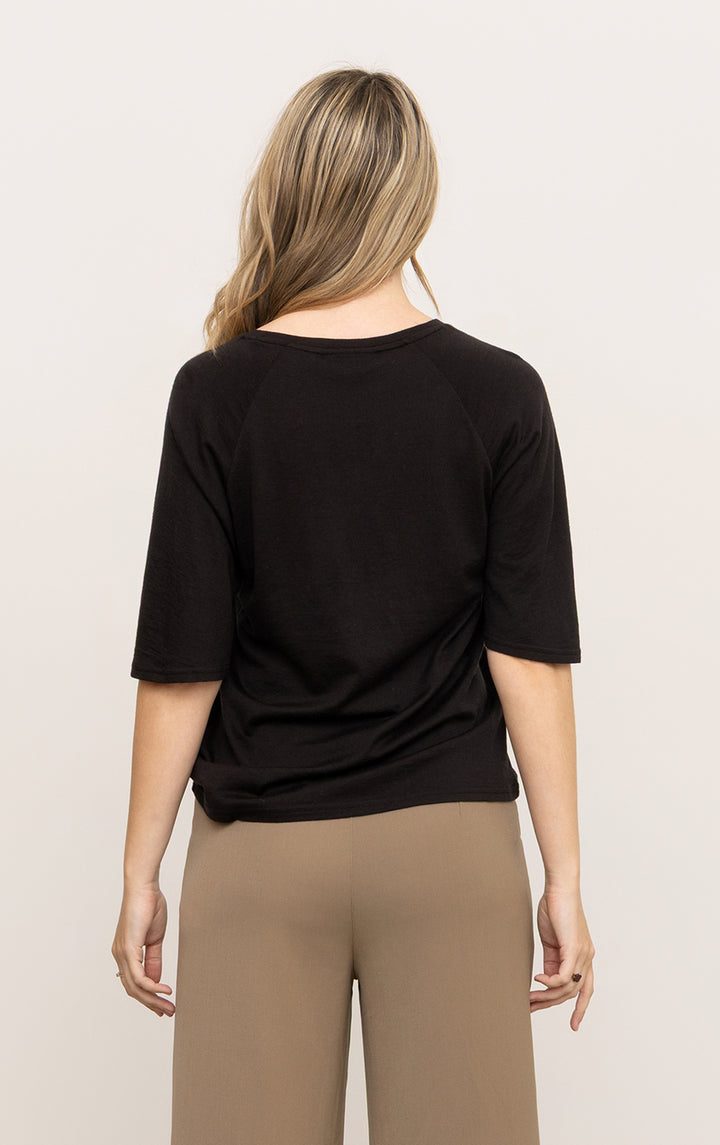 180G MERINO FLUTTER SLEEVE TEE
