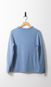 12GG BRUSHED MERINO FUNNEL NECK PULLOVER