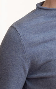 12GG BRUSHED MERINO FUNNEL NECK PULLOVER