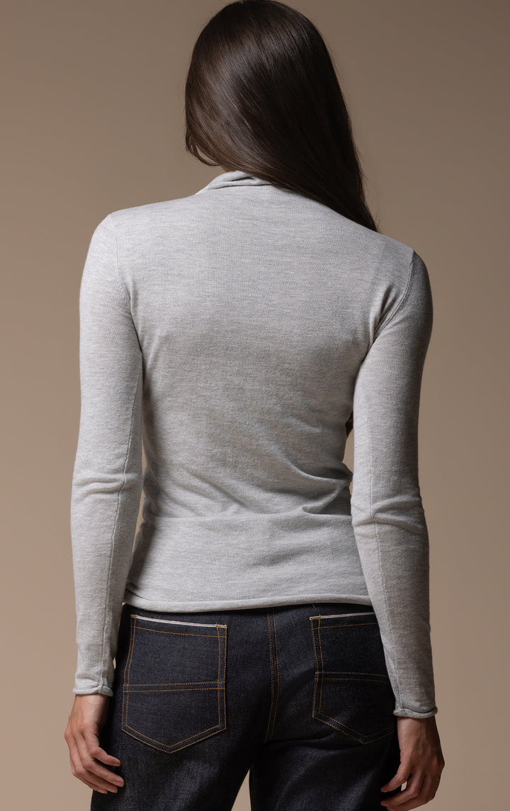 14GG COTTON SILK TURTLENECK