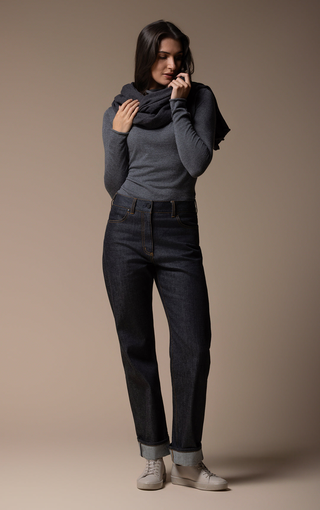 COTTON CASHMERE SCARF