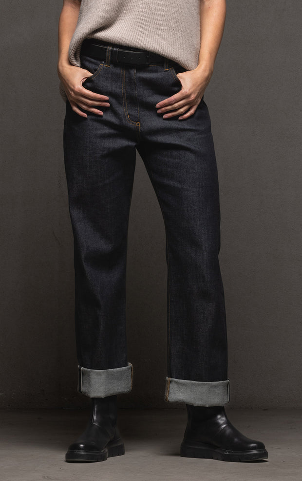 12OZ SELVEDGE  STRETCH DENIM JEAN