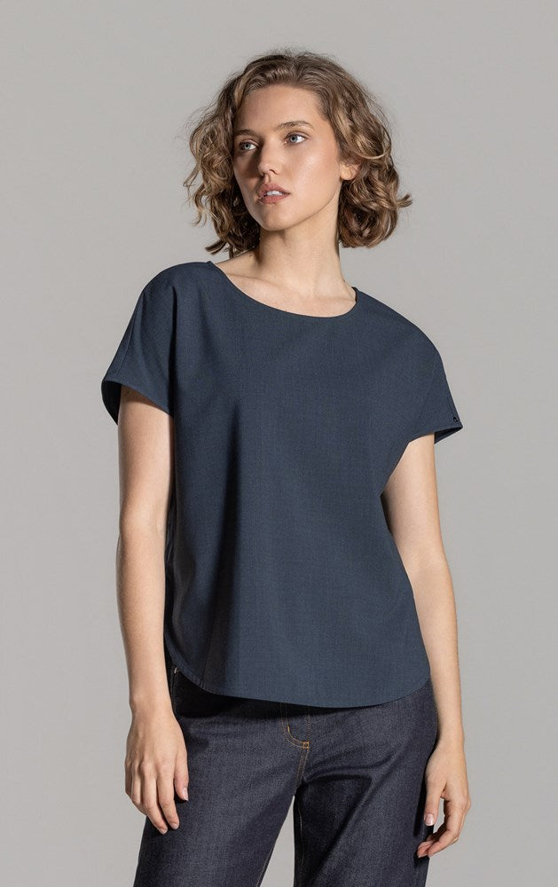SUMMER WOOL DOLMAN TOP - CLEARANCE