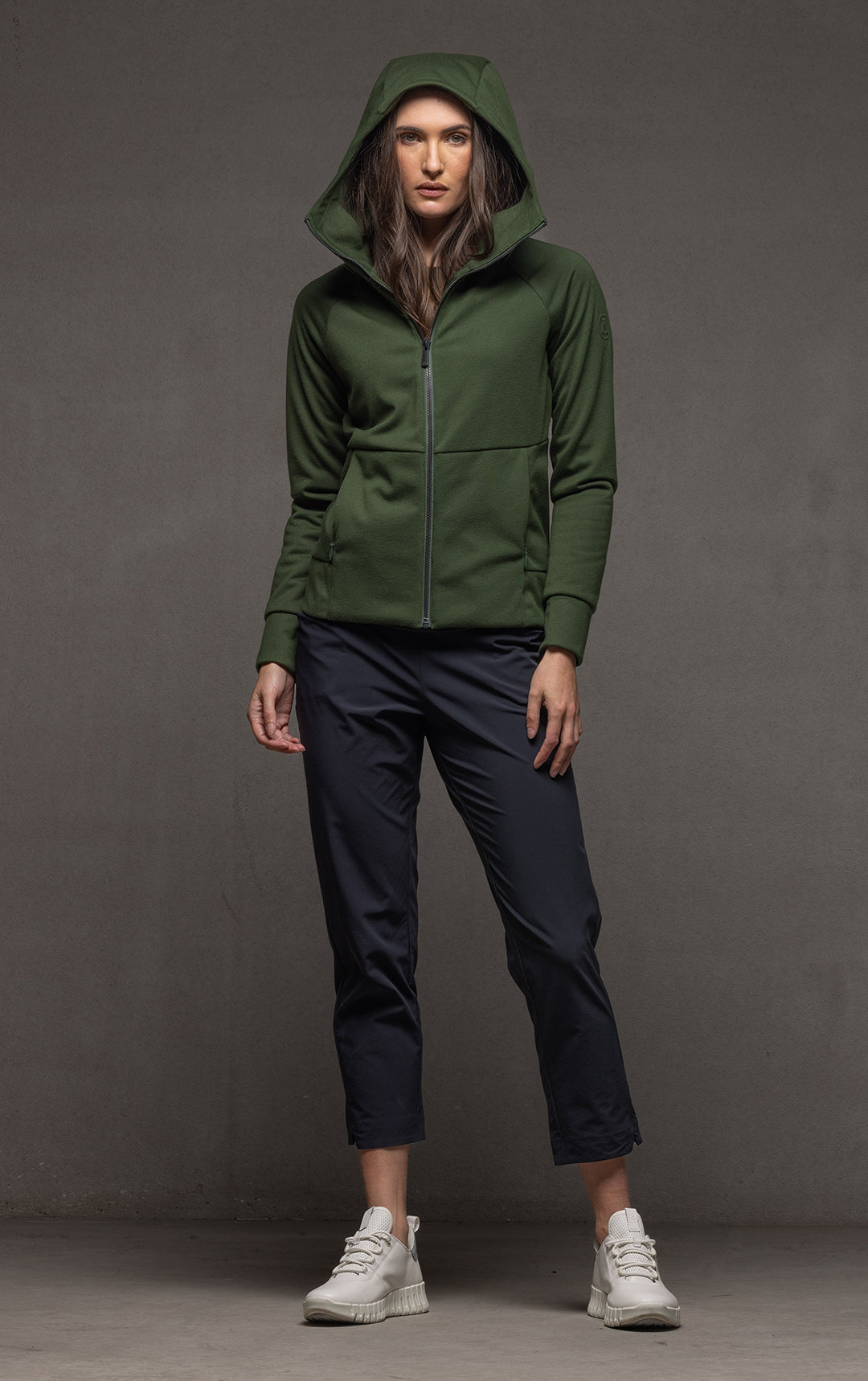 LAMINATED SOFTSHELL HOODY - CLEARANCE