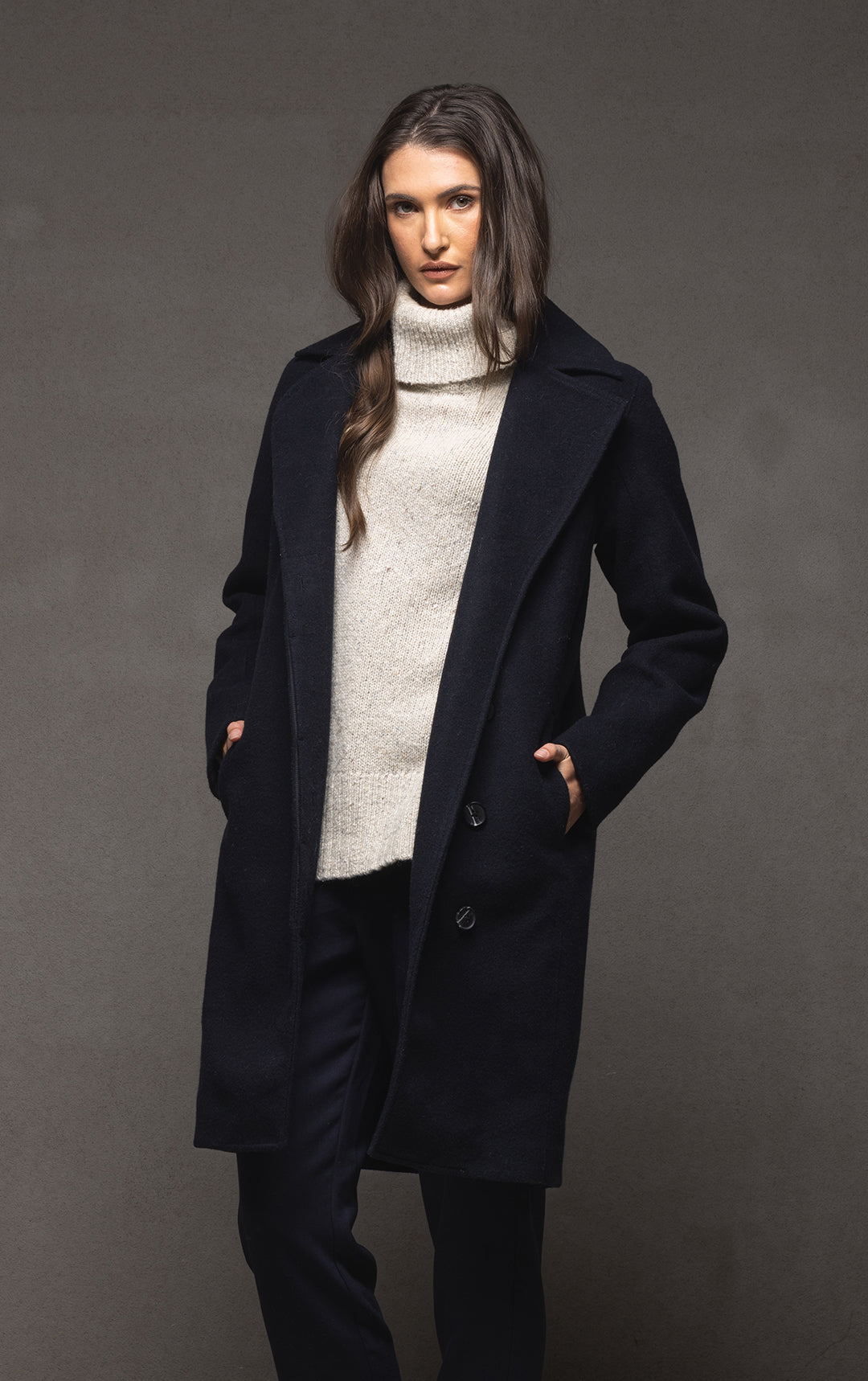 PERFORMANCE WOOL TAILORED COAT - CLEARANCE