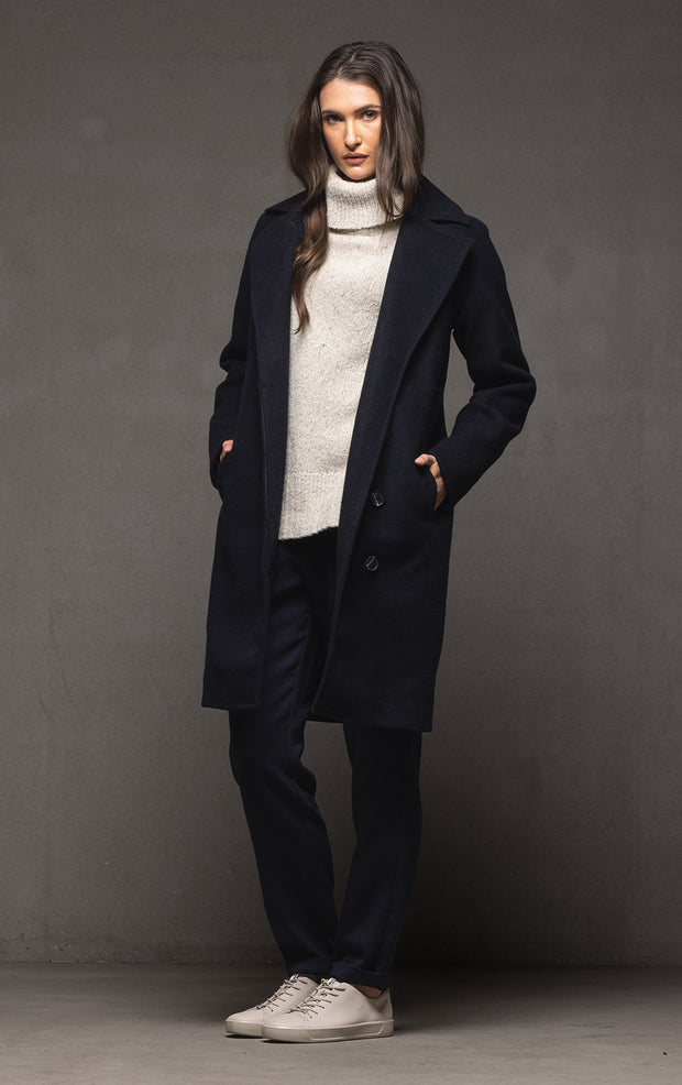 PERFORMANCE WOOL TAILORED COAT