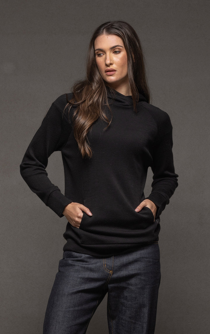 320GSM MERINO PULLOVER HOODY