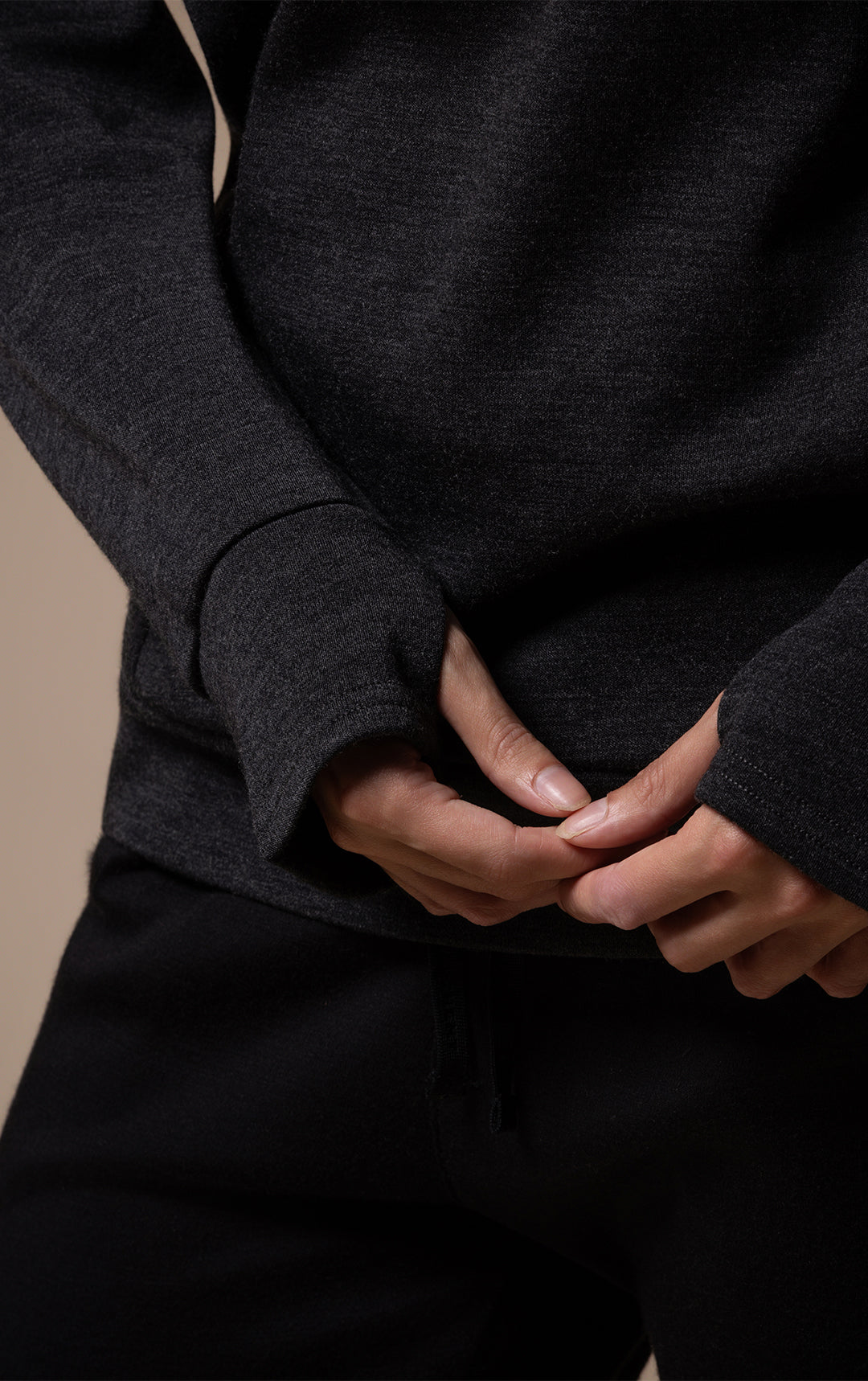 320GSM MERINO PULLOVER HOODY