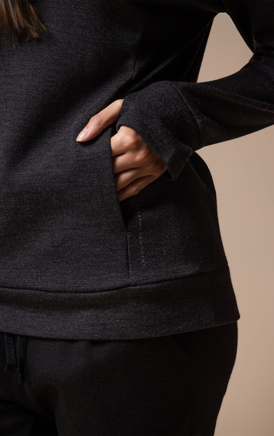 320GSM MERINO PULLOVER HOODY