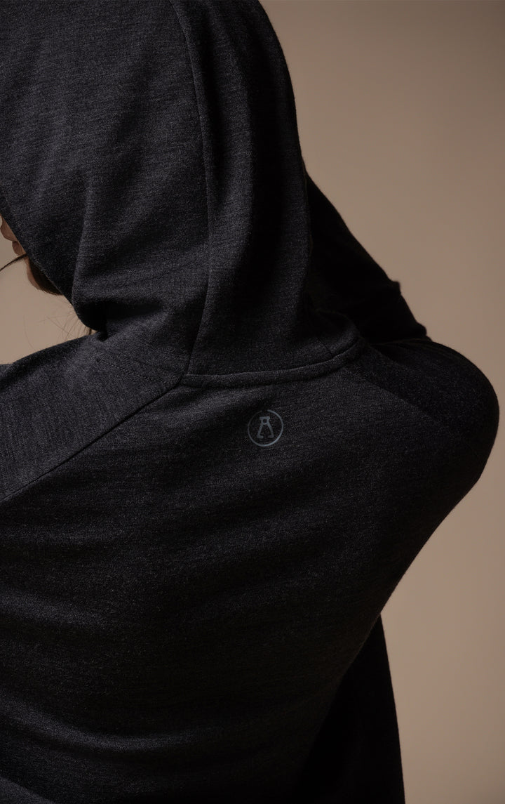 320GSM MERINO PULLOVER HOODY