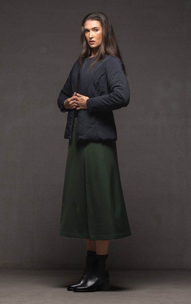 QUILTED PRIMALOFT CROPPED JACKET