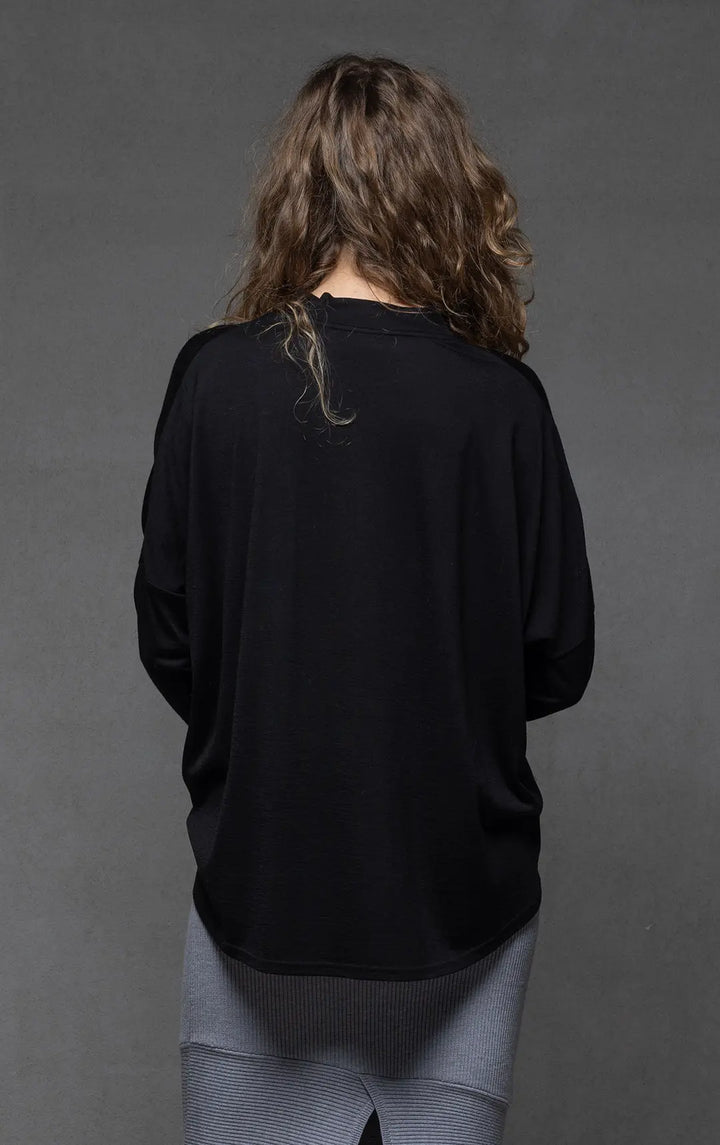180GSM MERINO MOCKNECK TOP 0