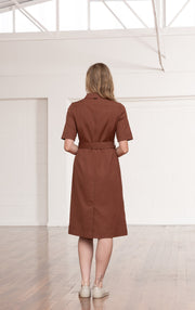 PERFORMANCE TWILL SHIRT DRESS