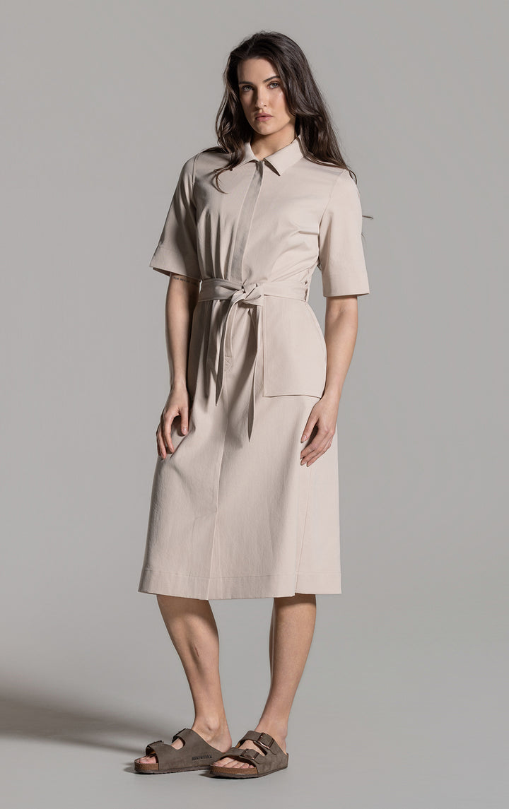 PERFORMANCE TWILL SHIRT DRESS