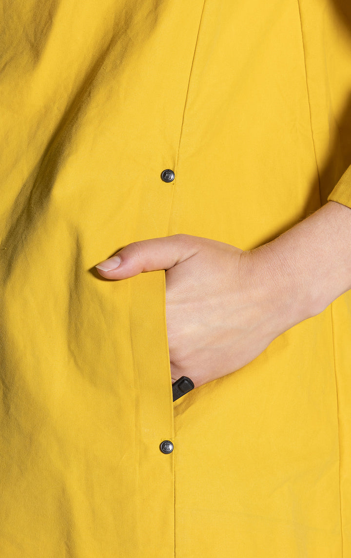 WAXED COTTON SWING SHELL