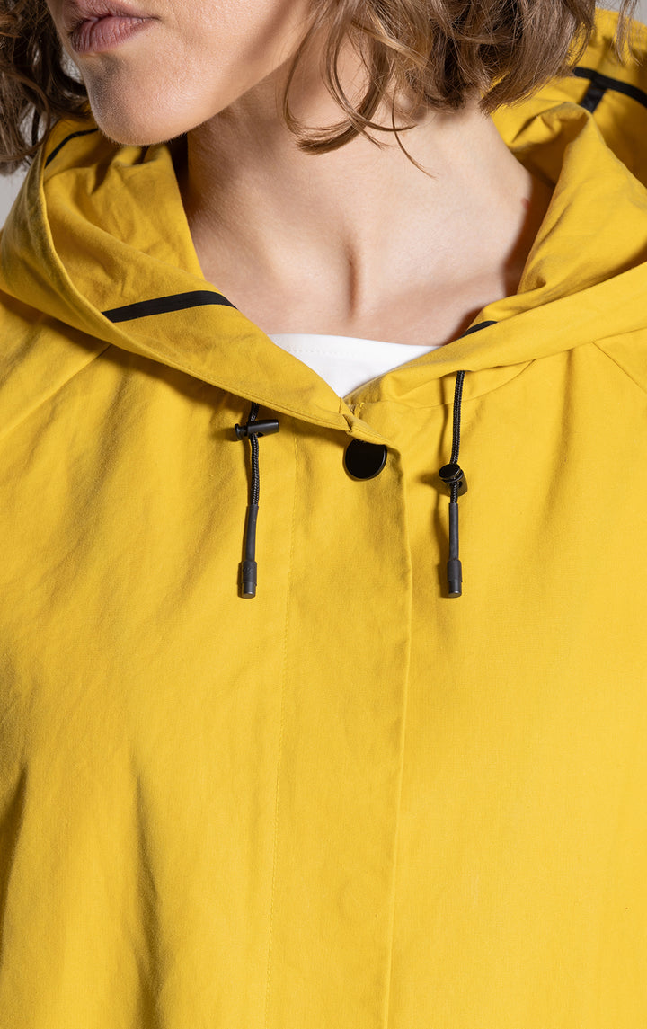 WAXED COTTON SWING SHELL