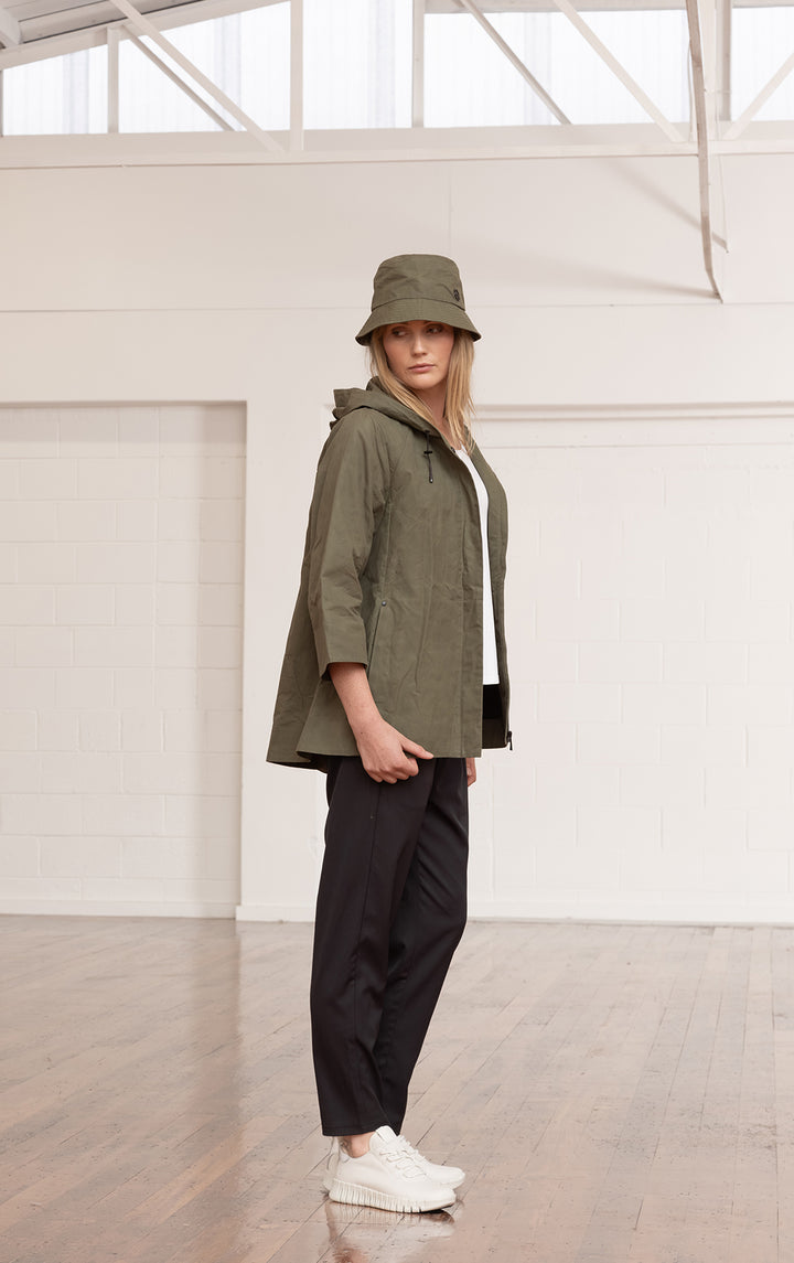 WAXED COTTON SWING SHELL - CLEARANCE
