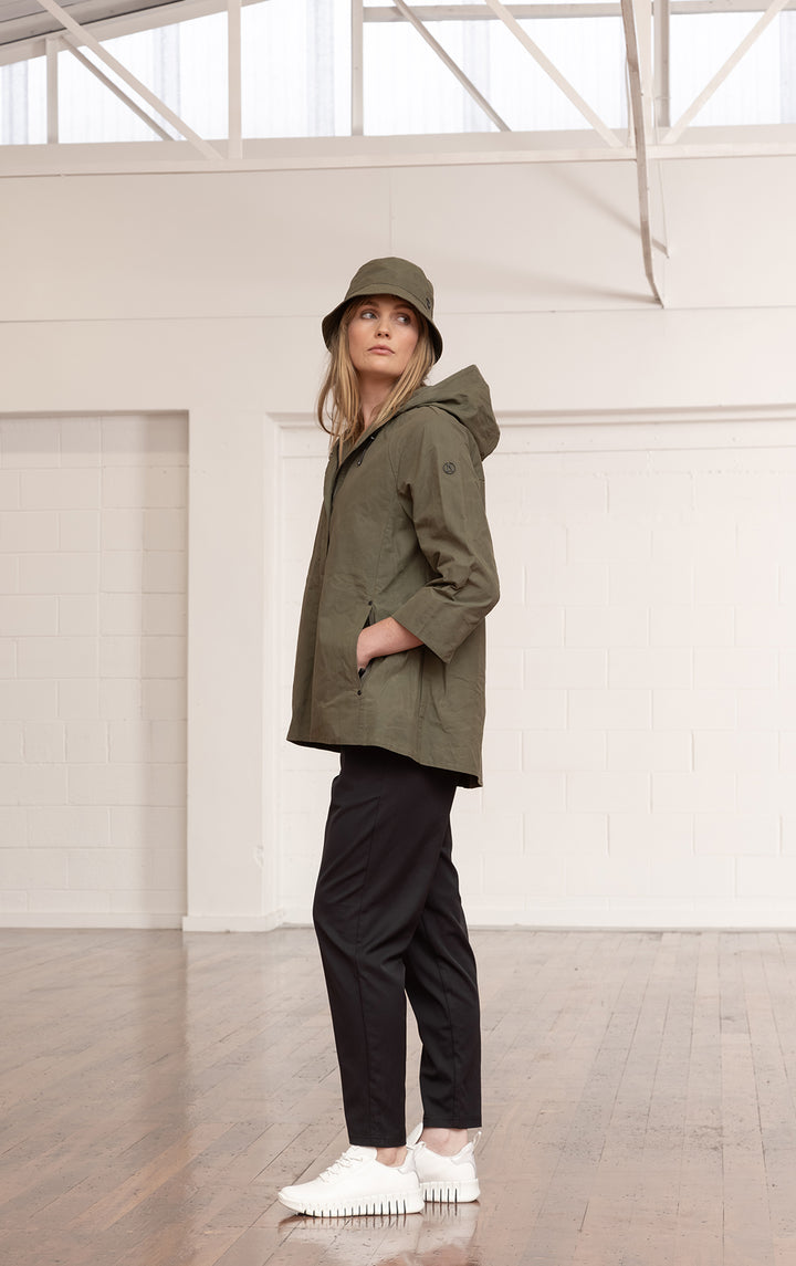 WAXED COTTON SWING SHELL - CLEARANCE