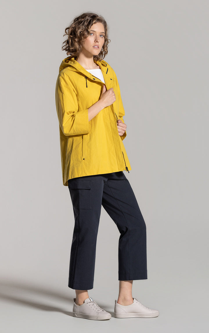 WAXED COTTON SWING SHELL