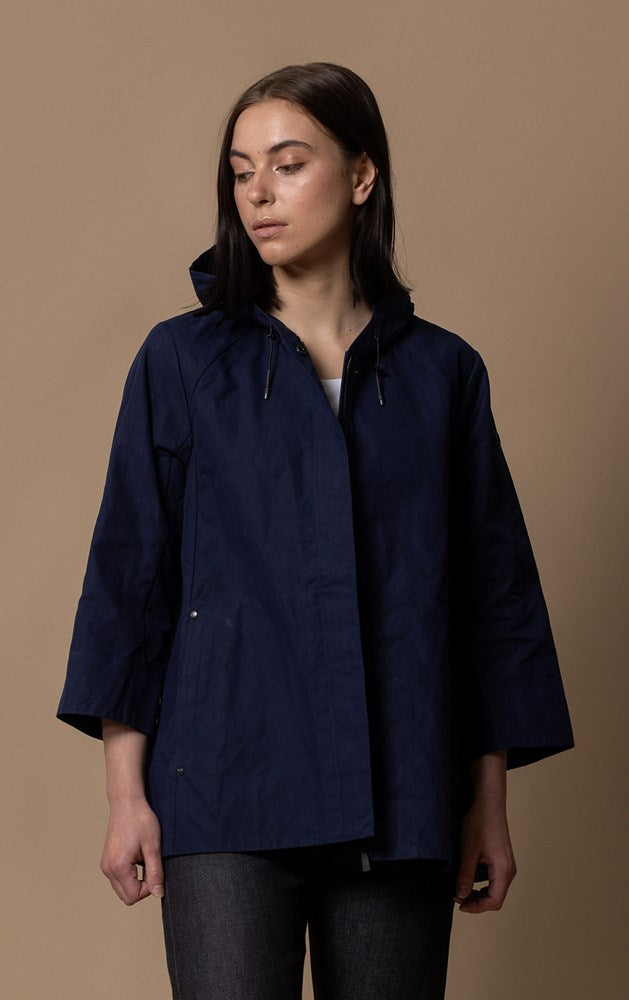 WAXED COTTON SWING SHELL - CLEARANCE