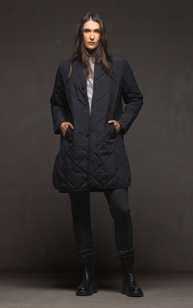 QUILTED PRIMALOFT COAT