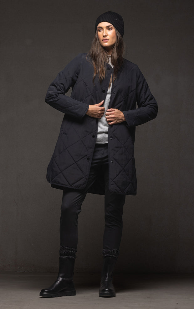 QUILTED PRIMALOFT COAT