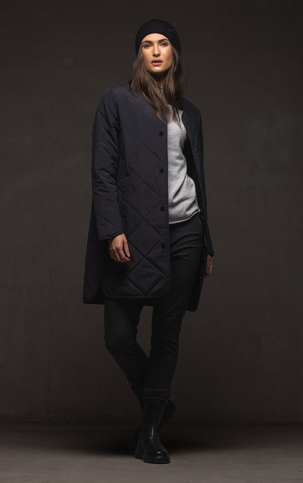 QUILTED PRIMALOFT COAT