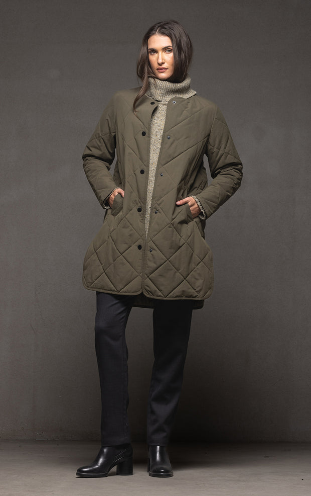 QUILTED PRIMALOFT COAT