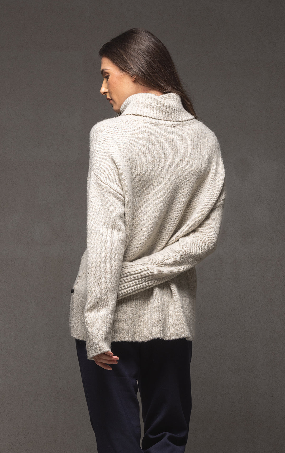 3GG MERINO ALPACA BLEND TURTLENECK  - CLEARANCE