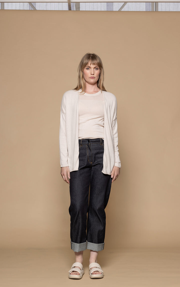 14GG COTTON SILK CARDIGAN - CLEARANCE