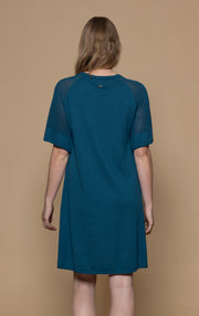 14GG COTTON SILK A-LINE DRESS