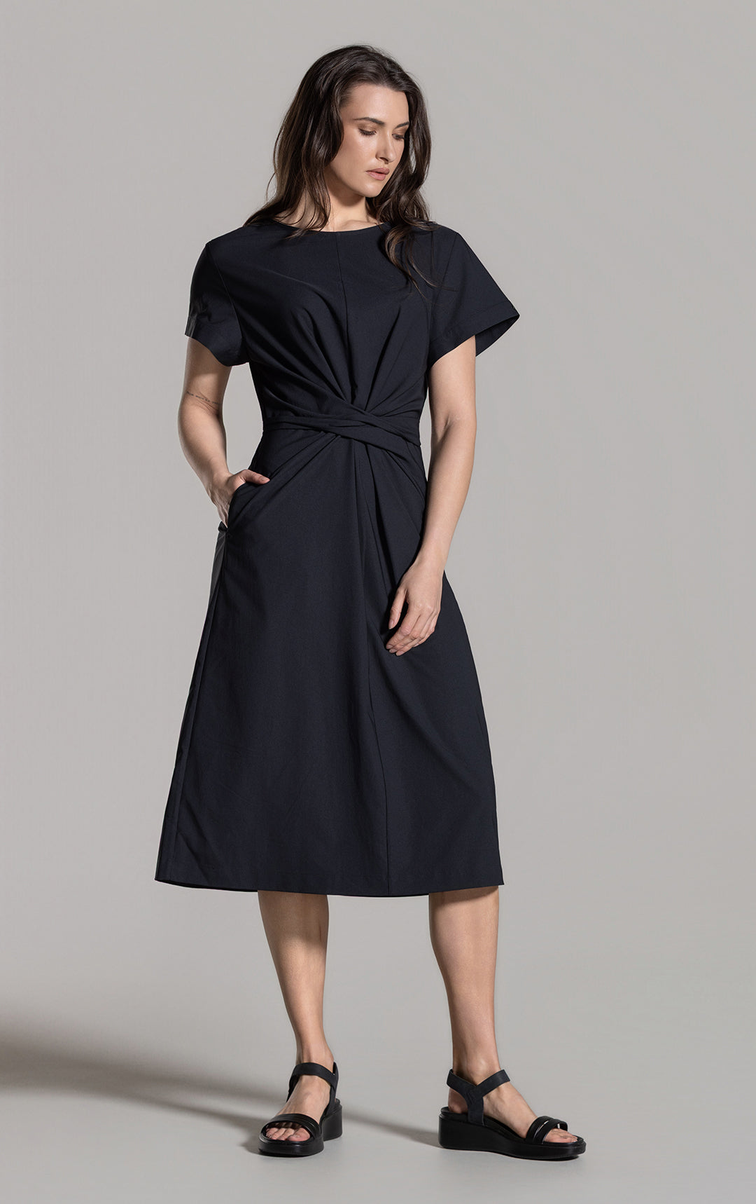 DELTAPEAK WRAP DRESS